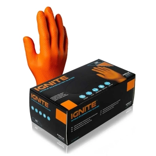 Nitrilové rukavice Aurelia IGNITE oranžové